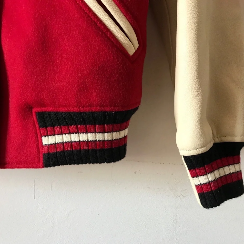 Coach Wool Leather Varsity Jacket RARE! - Picture 8 of 13